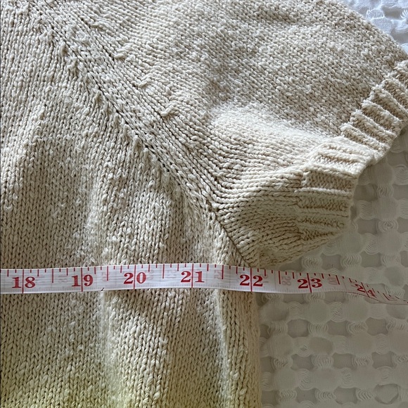 Madewell Cream and Soft Yellow Ombre Knit Style #AM300 Cropped Top Size S - Picture 10 of 16